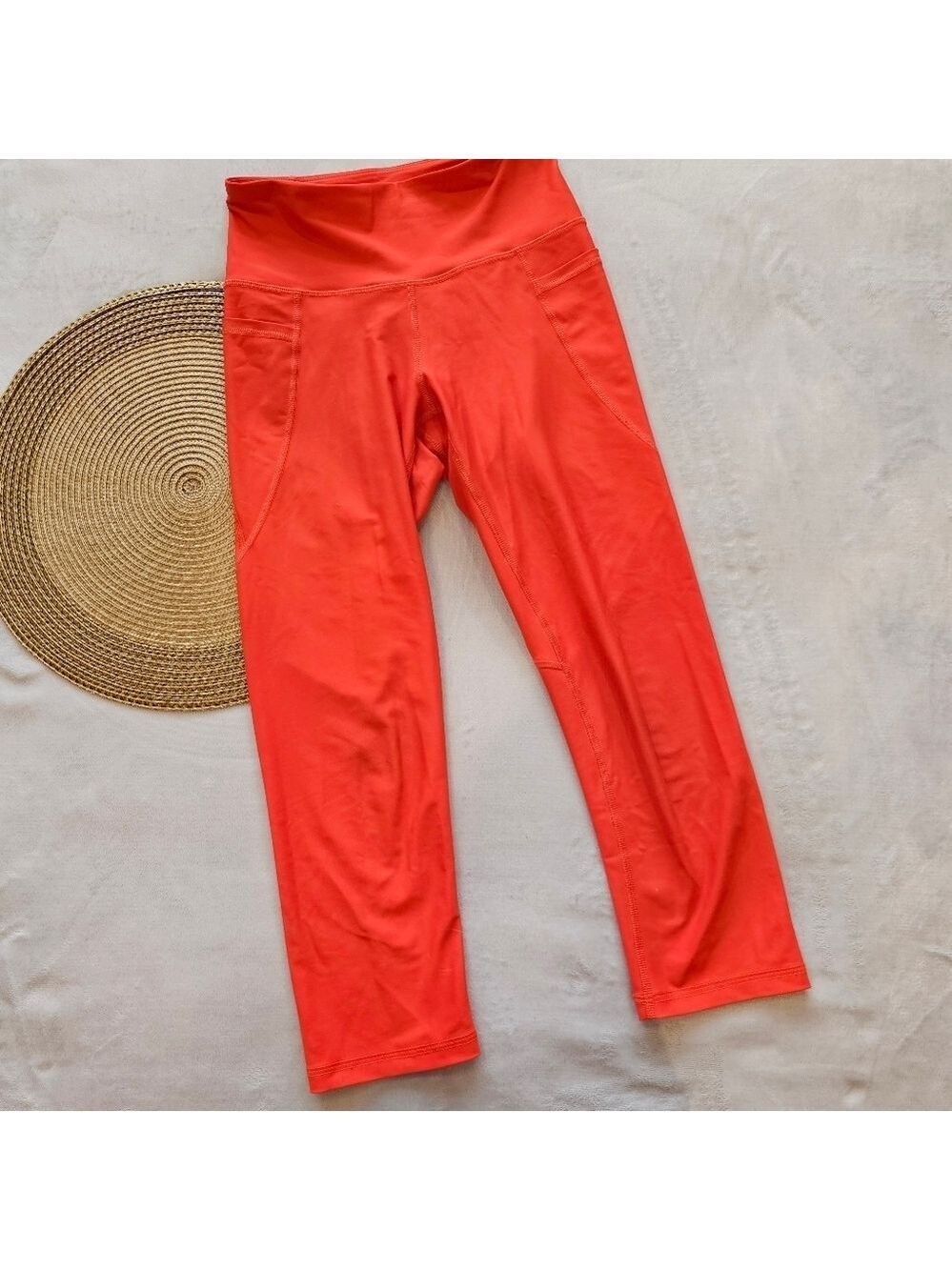 💥4 for $25💥 Old Navy Red/ Orange High-Waisted Leggings